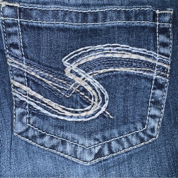 Women’s Silver Jeans Suki Bootcut Medium Wash Stretch Denim Western 30x33 - Picture 5 of 10